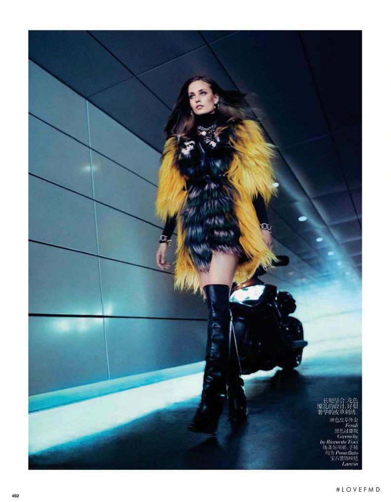 Nadja Bender featured in New Fur, October 2012