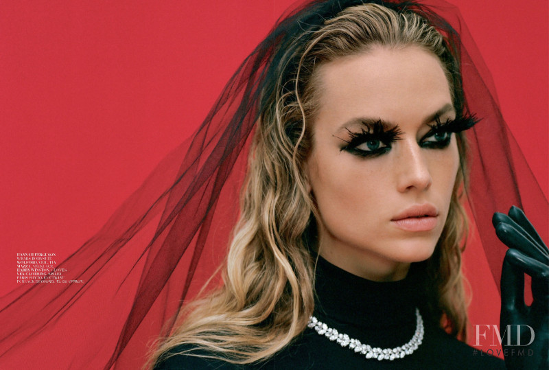 Hannah Ferguson featured in Portrait of a Bride, May 2019