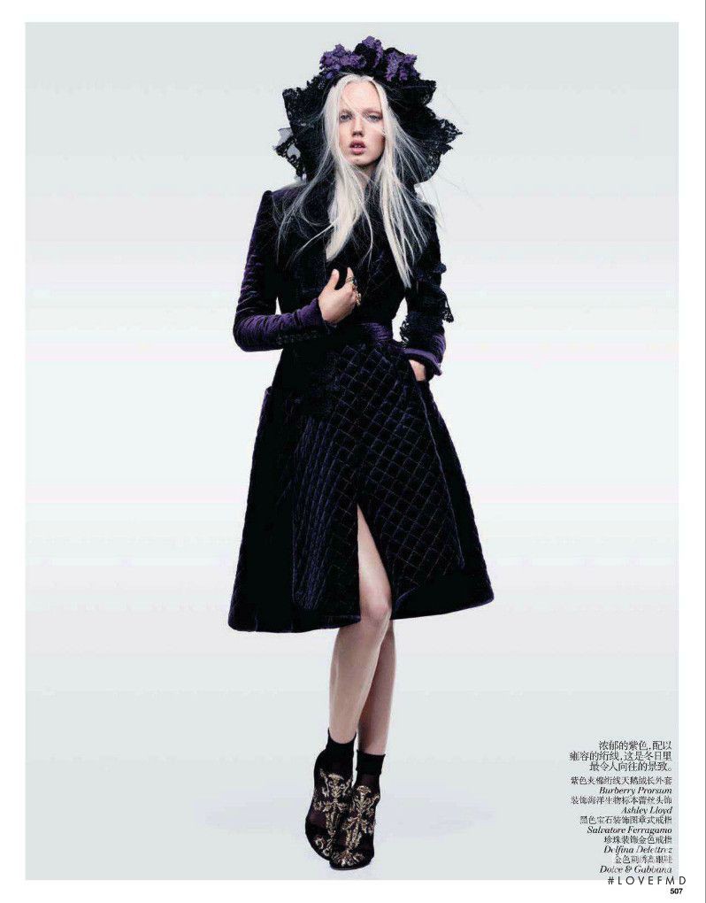 Lindsey Wixson featured in Minimal Baroque, October 2012