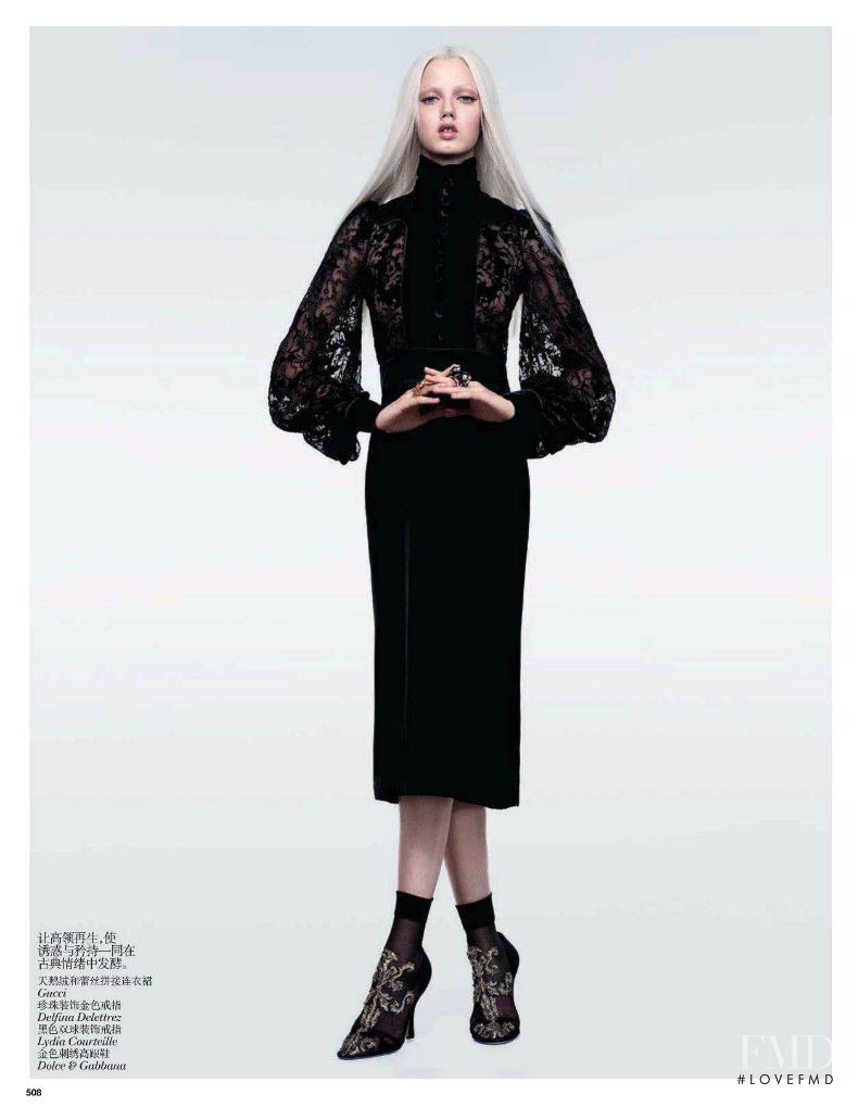 Lindsey Wixson featured in Minimal Baroque, October 2012