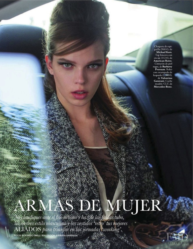 Olga Butkiewicz featured in Armas De Mujer, October 2012