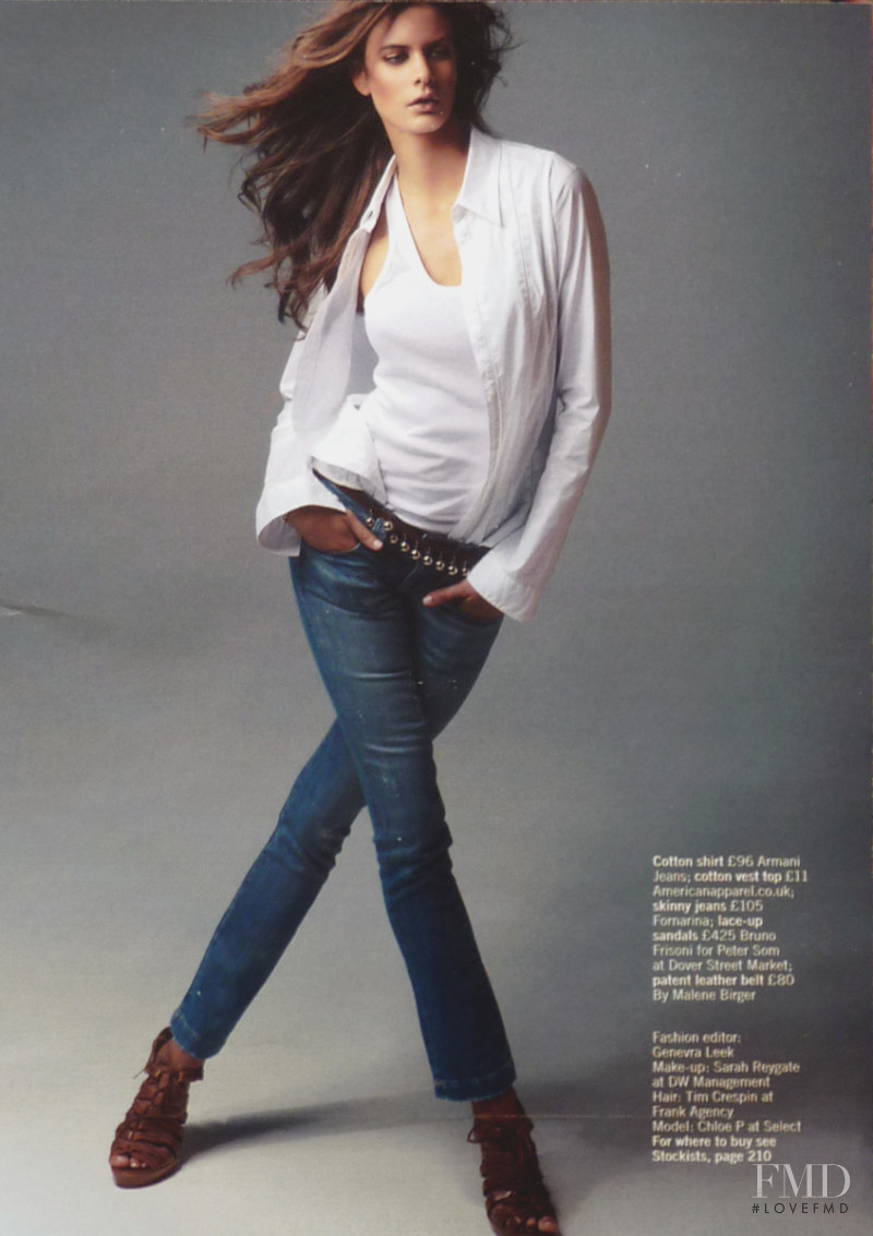 Chloe Pridham featured in Blue Denim White Shirt Red Hot!, February 2009