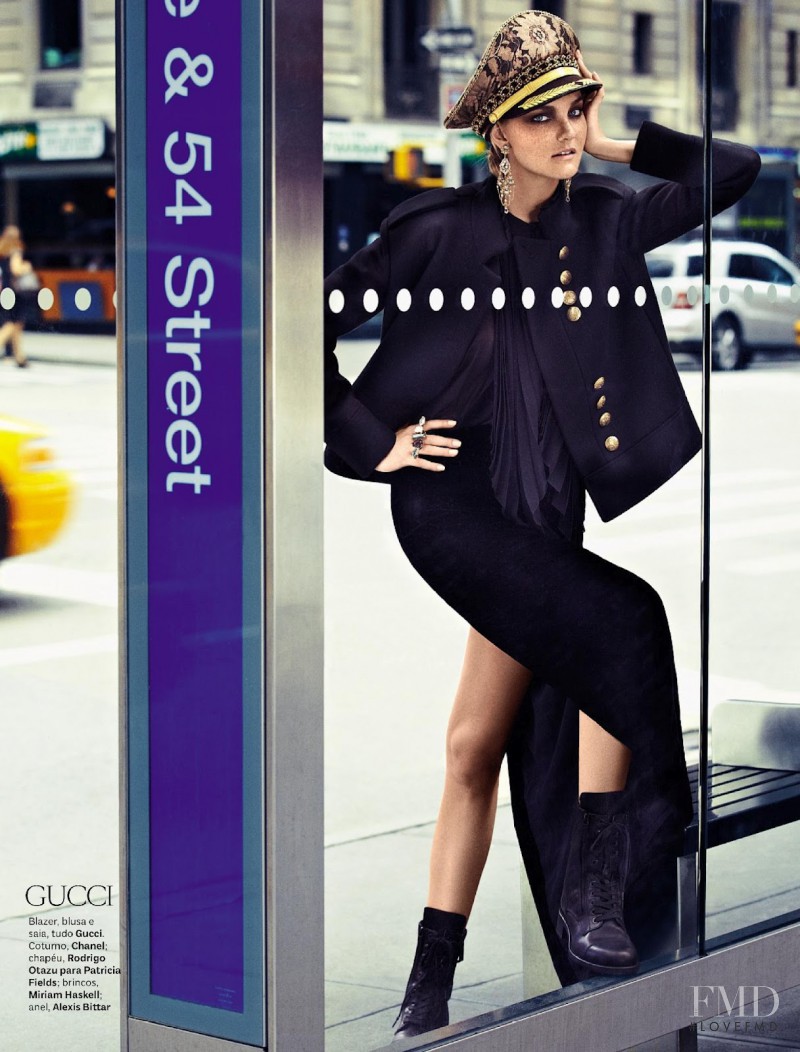 Caroline Trentini featured in Conexao Fashion, September 2012