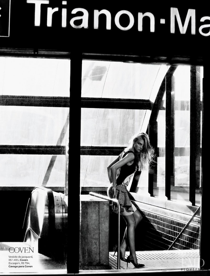 Caroline Trentini featured in Conexao Fashion, September 2012