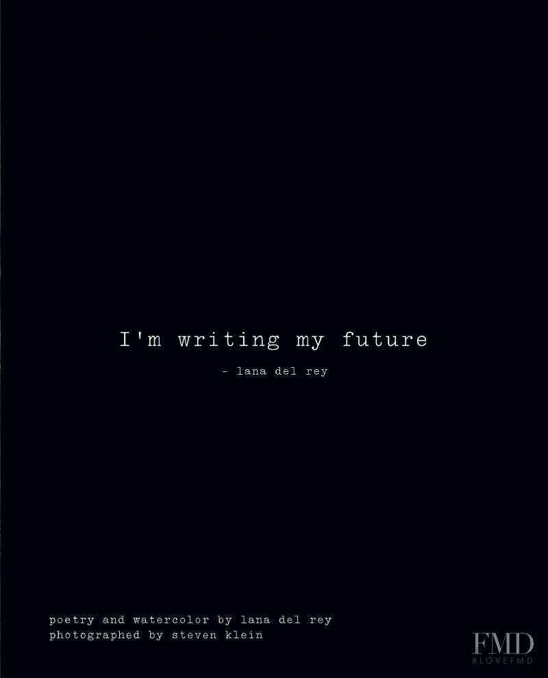I\'m writing my future, July 2019
