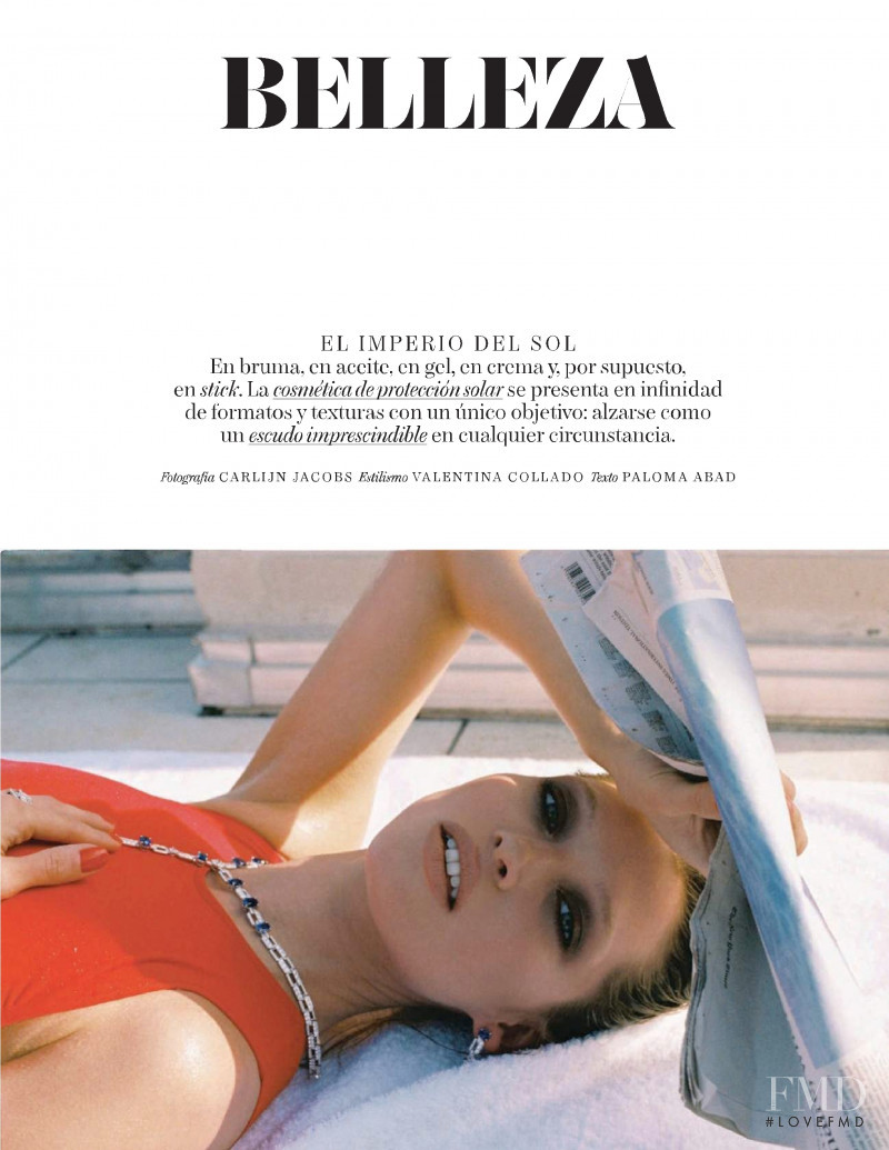 Hana Jirickova featured in El Imperio Del Sol, July 2019