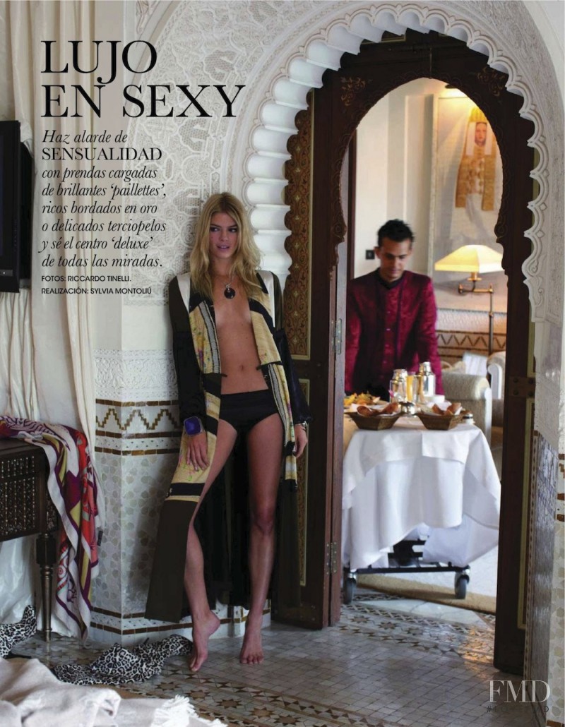 Cristina Tosio featured in Lujo En Sexy, October 2012