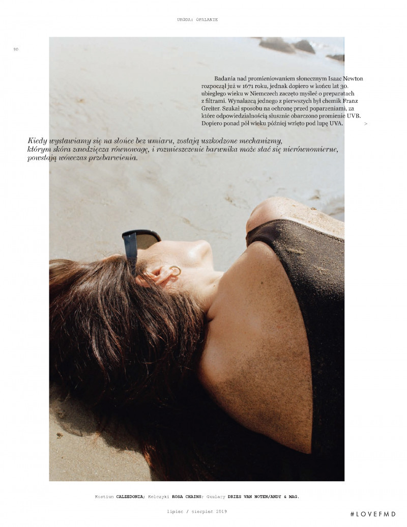 Missy Rayder featured in Uroda, July 2019