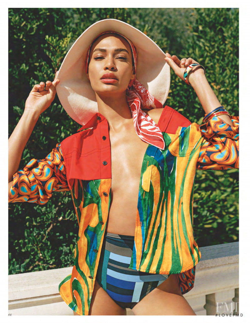 Joan Smalls featured in Sunny Side Up, August 2019