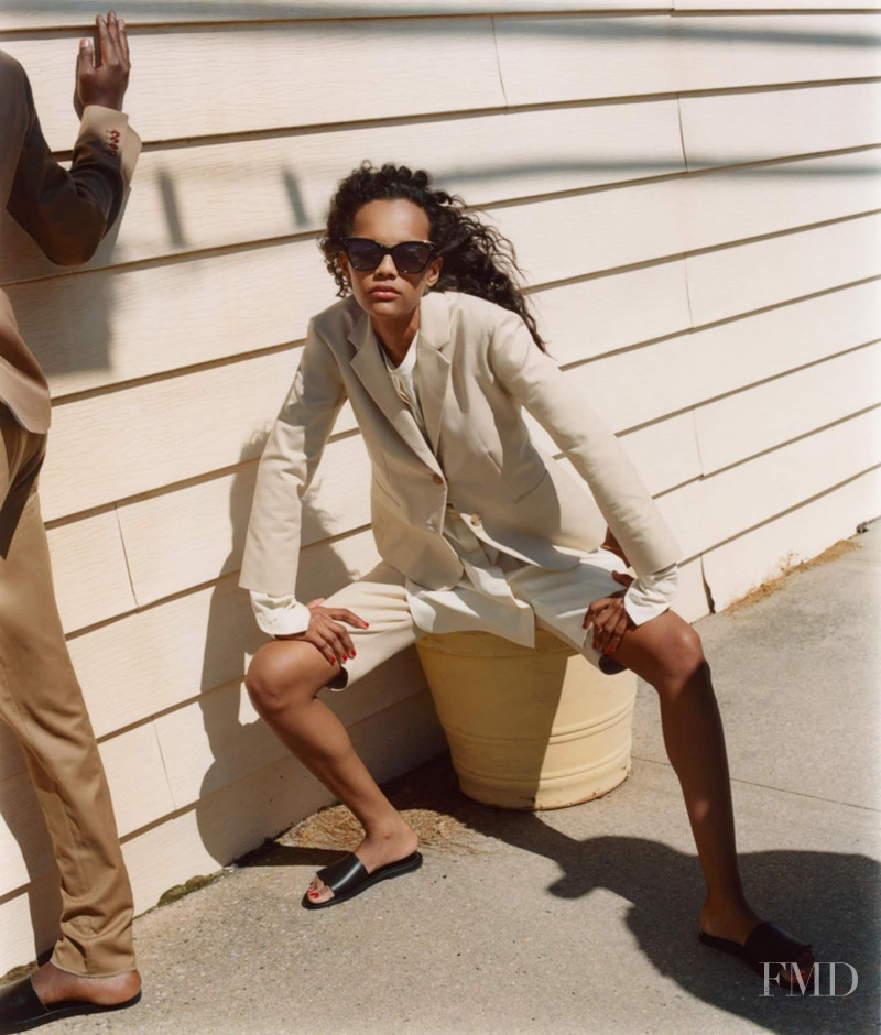 Natalia Montero featured in Neutral Suiting, July 2019