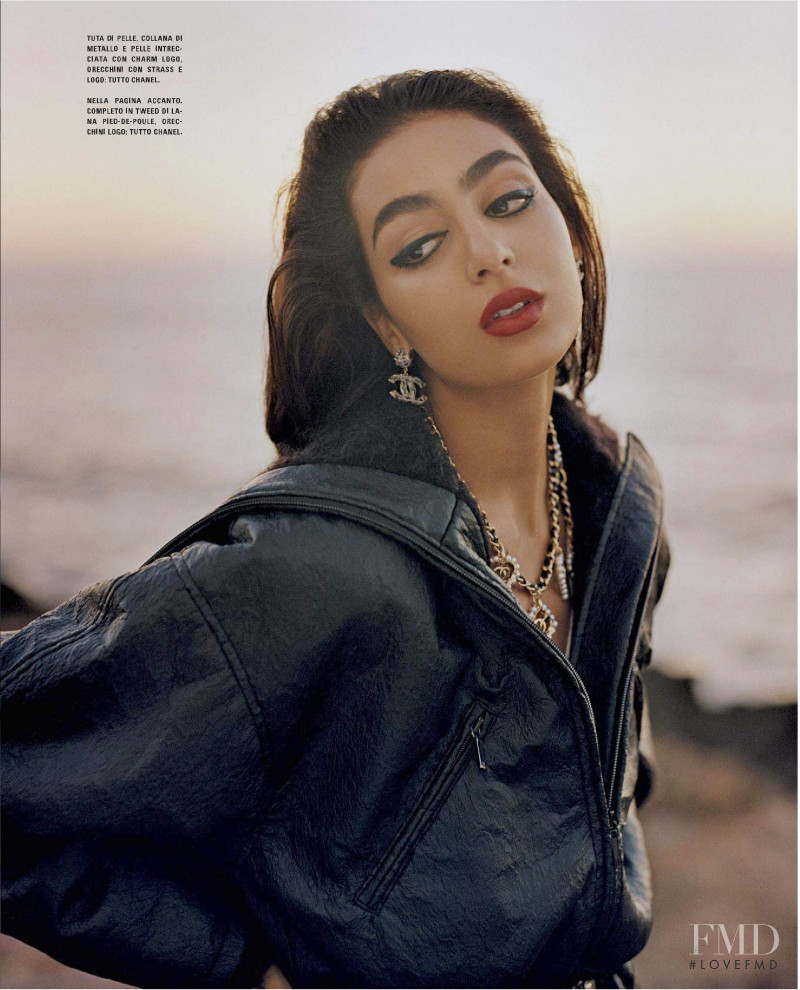 Nora Attal featured in Famille Attal, July 2019