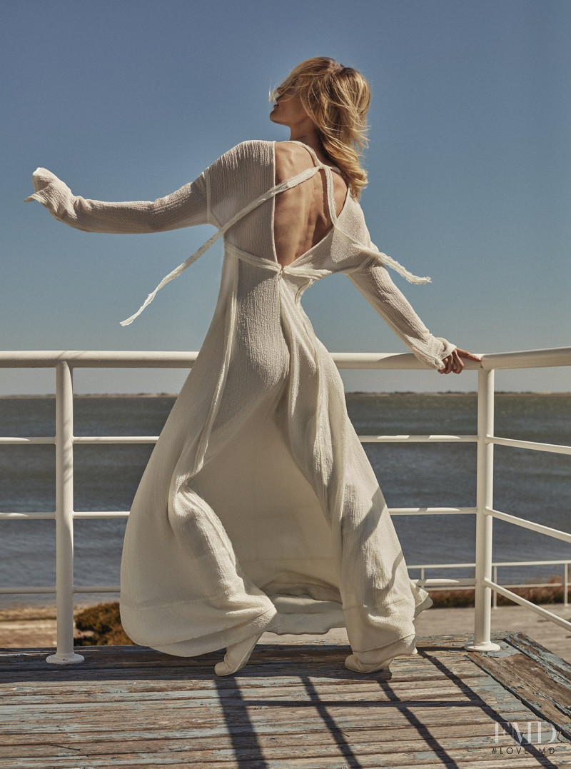 Sasha Pivovarova featured in Free Spirit, May 2019