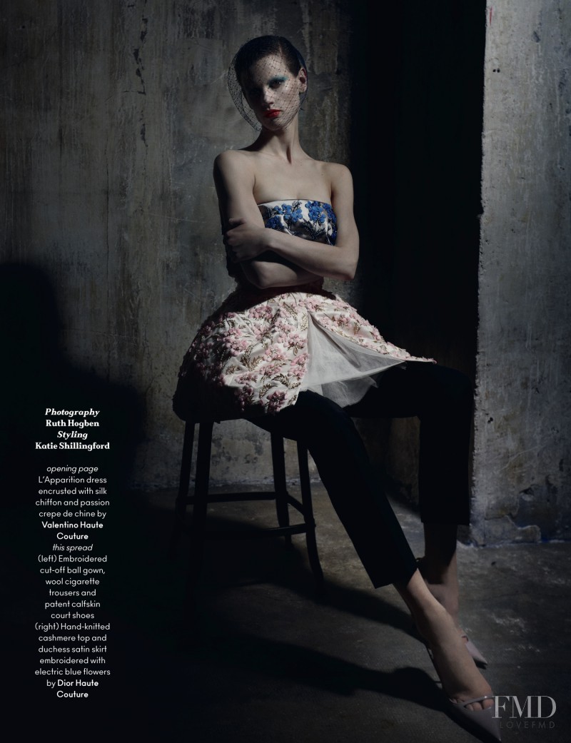 Saskia de Brauw featured in Modern Couture, September 2012