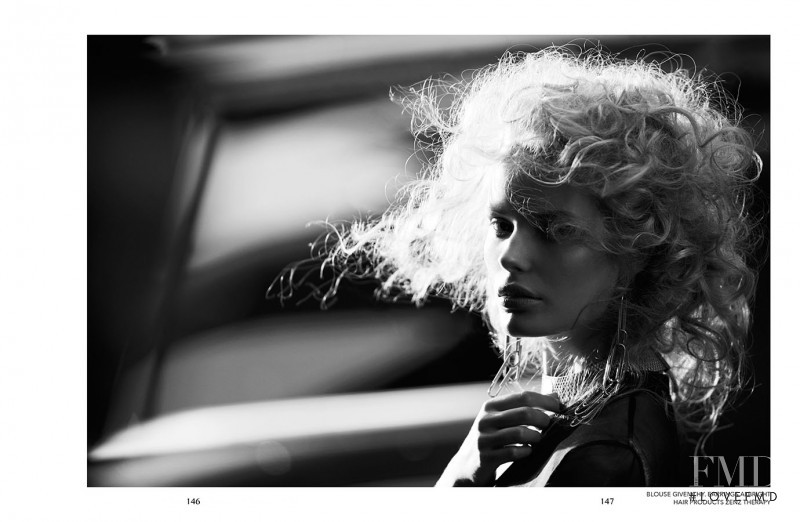 Alena Blohm featured in Curls In Motion, December 2015