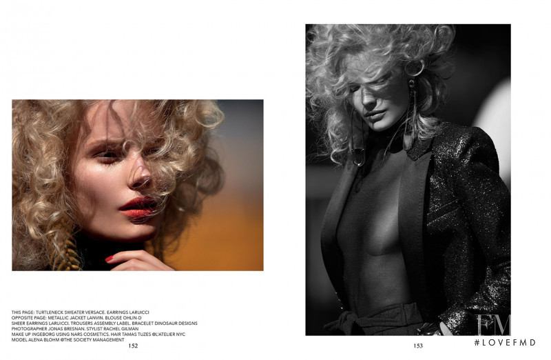 Alena Blohm featured in Curls In Motion, December 2015