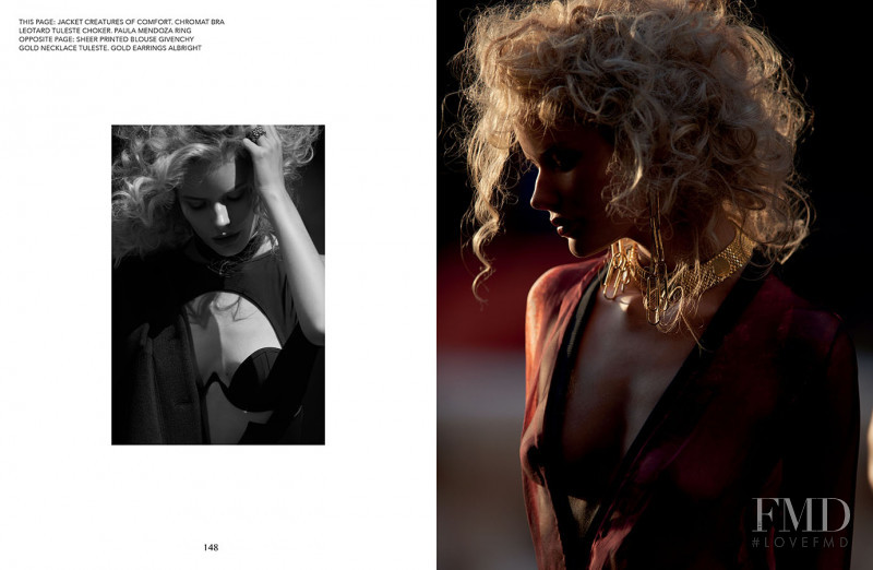 Alena Blohm featured in Curls In Motion, December 2015