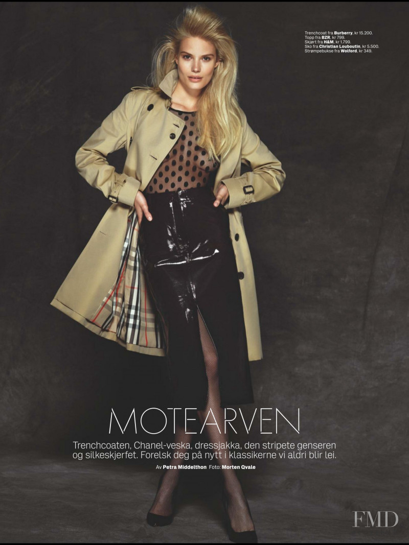 Alena Blohm featured in Elle Fashion, October 2015