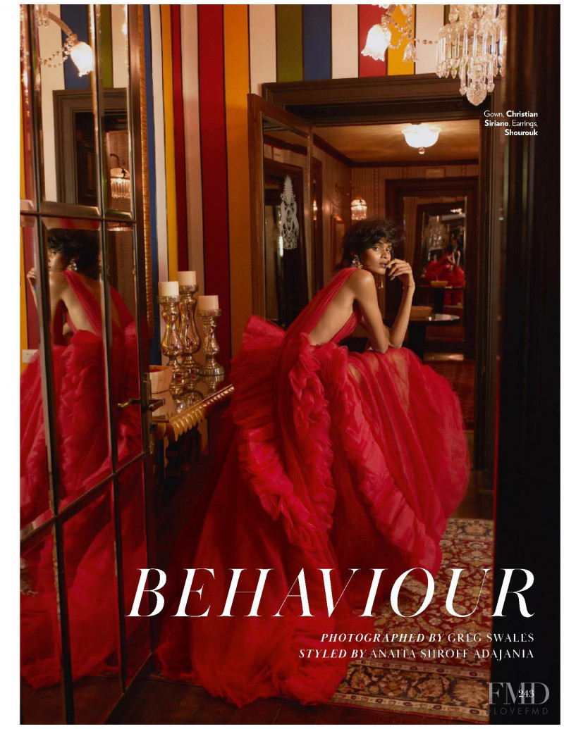 Radhika Nair featured in Model Behaviour, September 2018