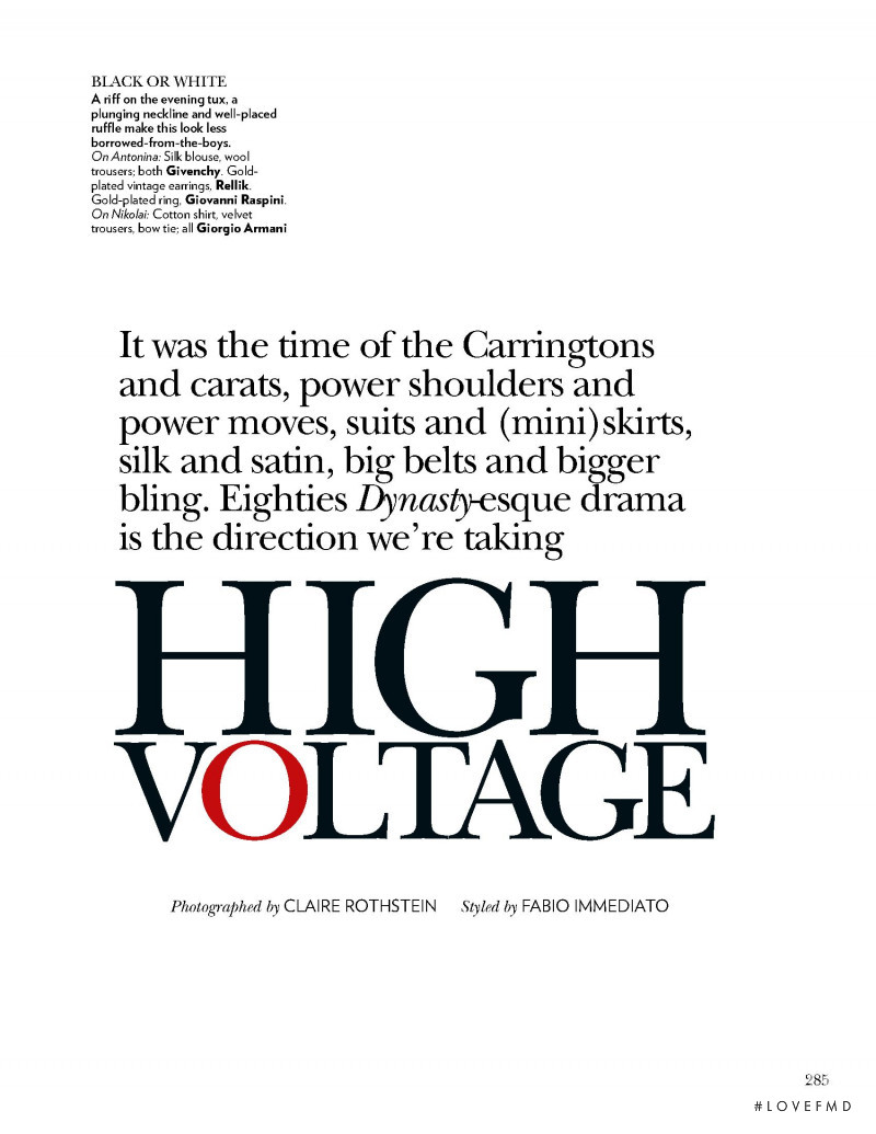 High Voltage, September 2018