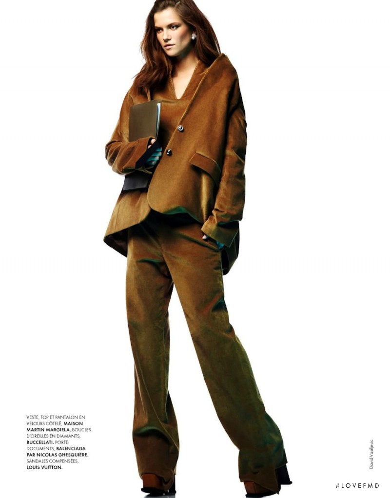 Kasia Struss featured in Color Top, August 2012