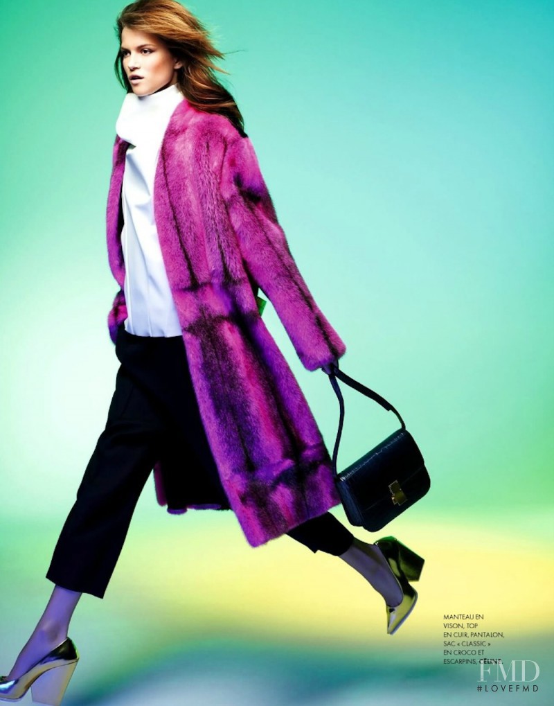 Kasia Struss featured in Color Top, August 2012