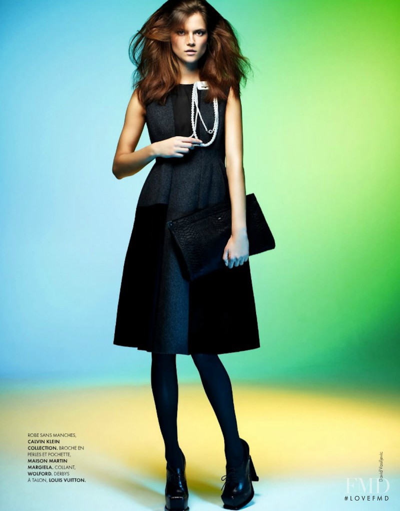 Kasia Struss featured in Color Top, August 2012
