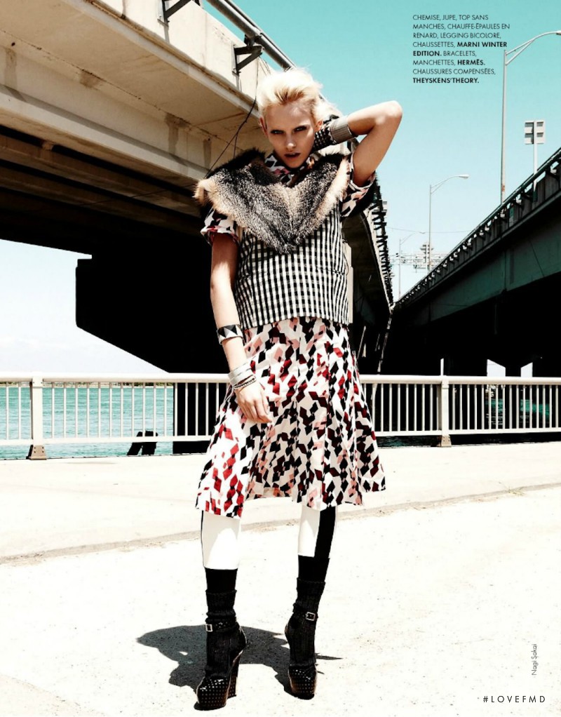 Ginta Lapina featured in All That Chic, August 2012