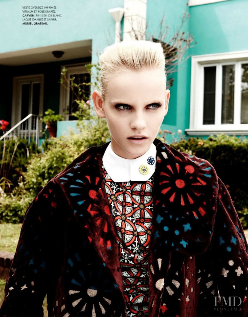 Ginta Lapina featured in All That Chic, August 2012