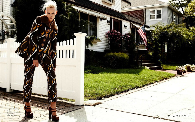 Ginta Lapina featured in All That Chic, August 2012