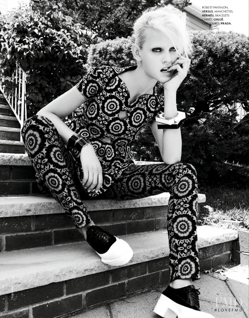 Ginta Lapina featured in All That Chic, August 2012