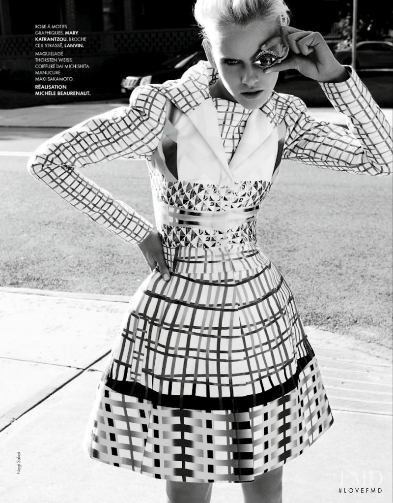Ginta Lapina featured in All That Chic, August 2012