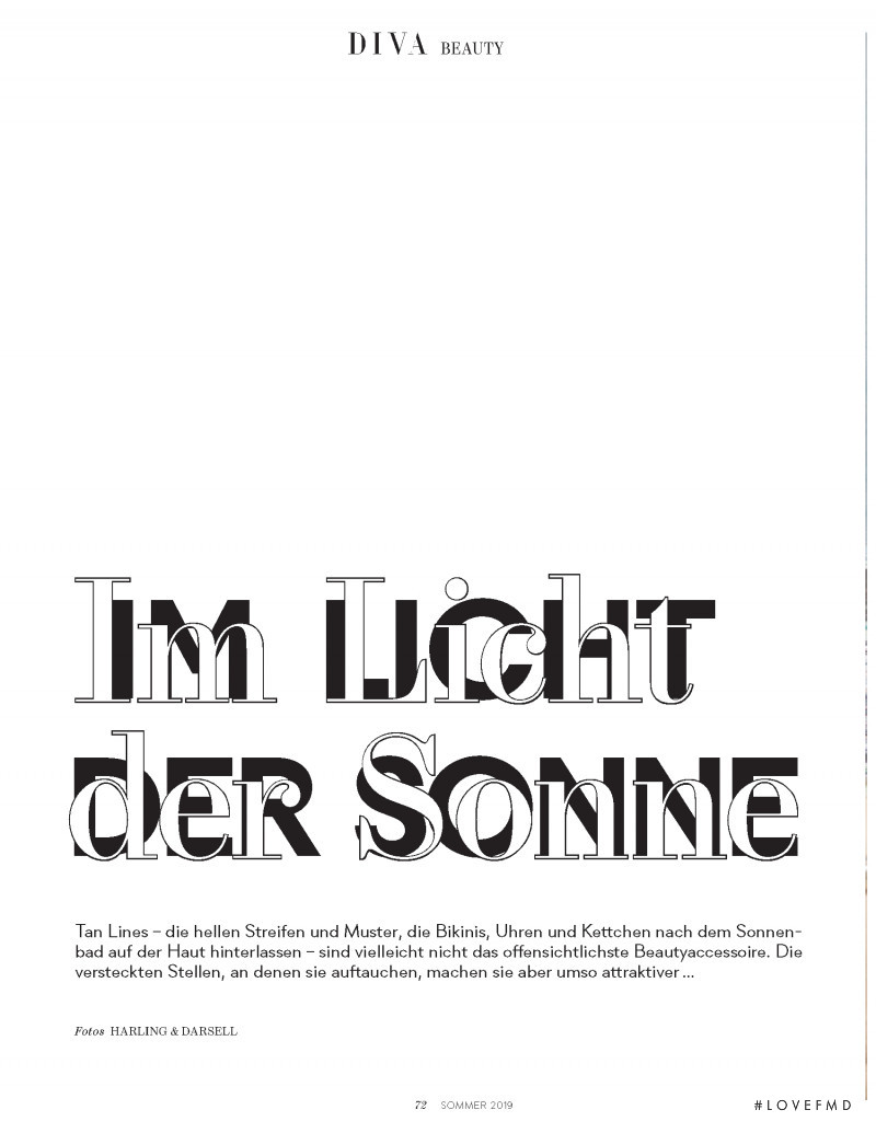 Im Licht der Sonne, June 2019