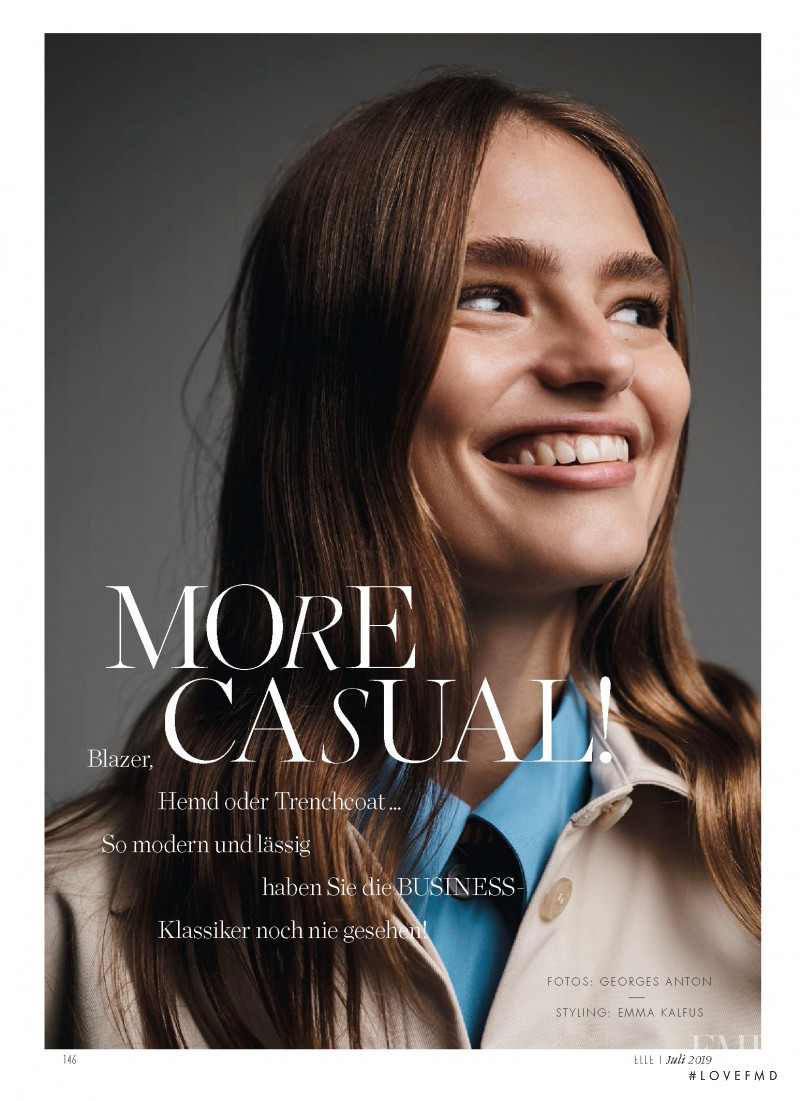 Anna Mila Guyenz featured in More Casual!, July 2019