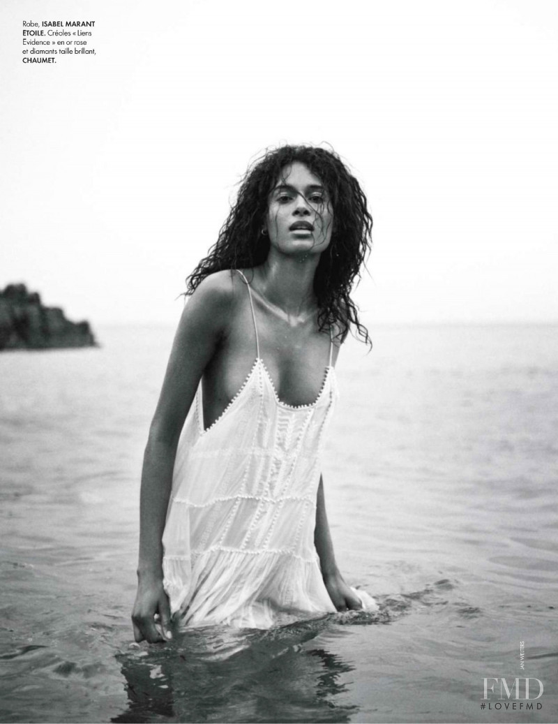 Cindy Bruna featured in Broderies Cheries, June 2019