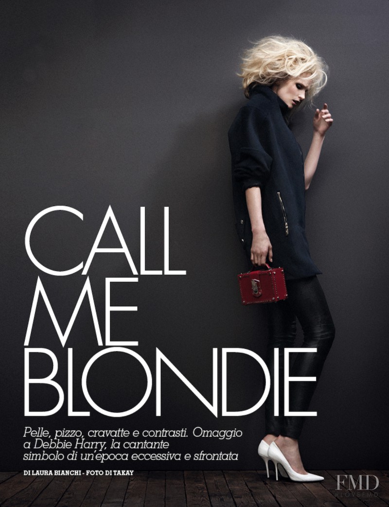 Katrin Thormann featured in Call Me Blondie, October 2012