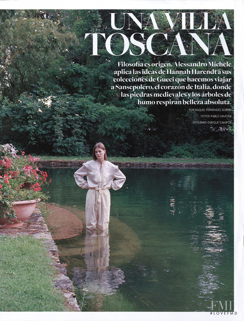 Myrthe Bolt featured in Una Villa Toscana, September 2019