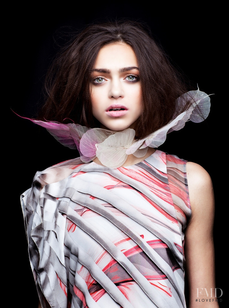 Zhenya Katava featured in Dress In Fresh, December 2011