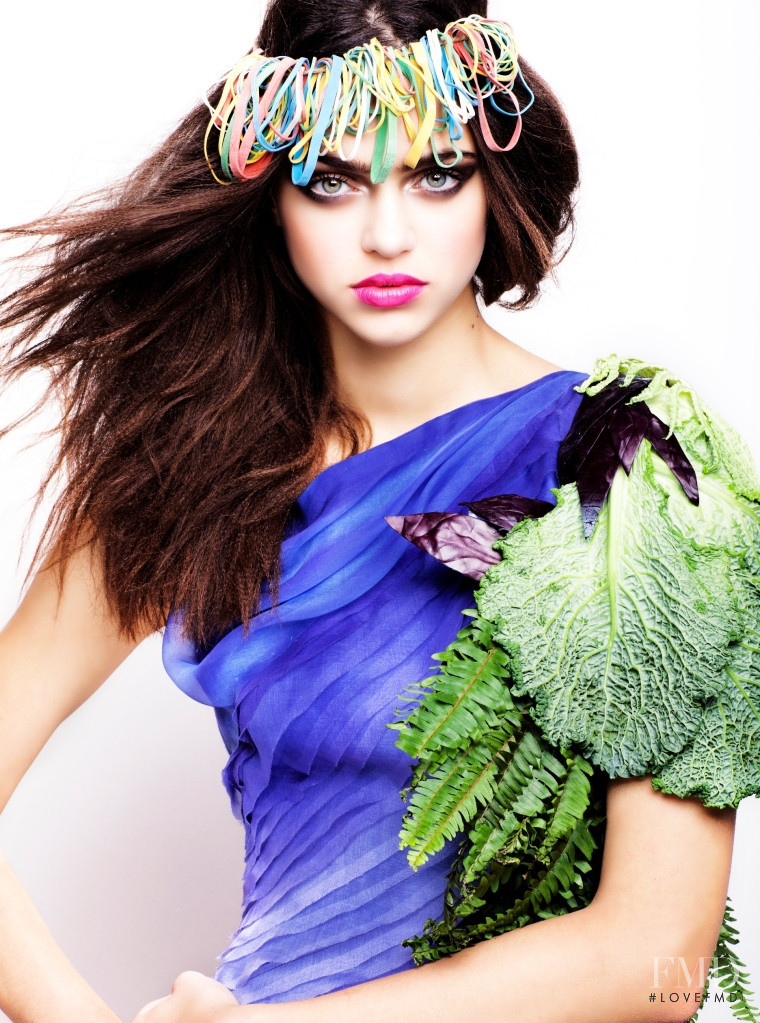 Zhenya Katava featured in Dress In Fresh, December 2011