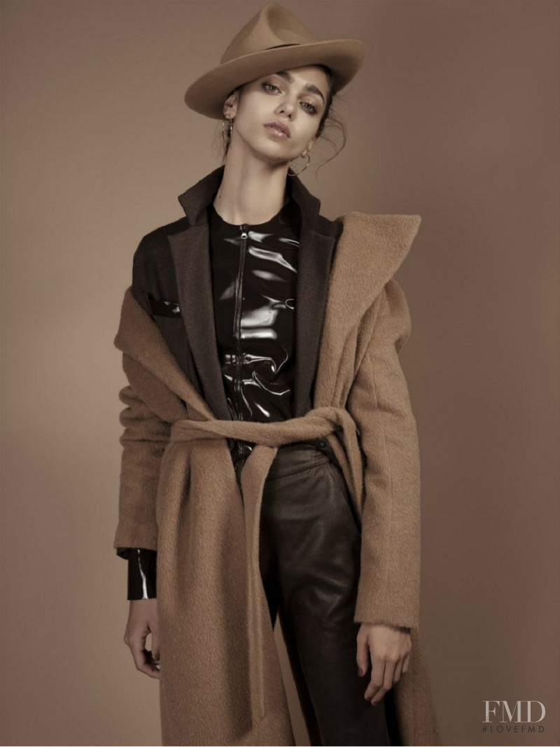 Zhenya Katava featured in Colors for the Fall, October 2017