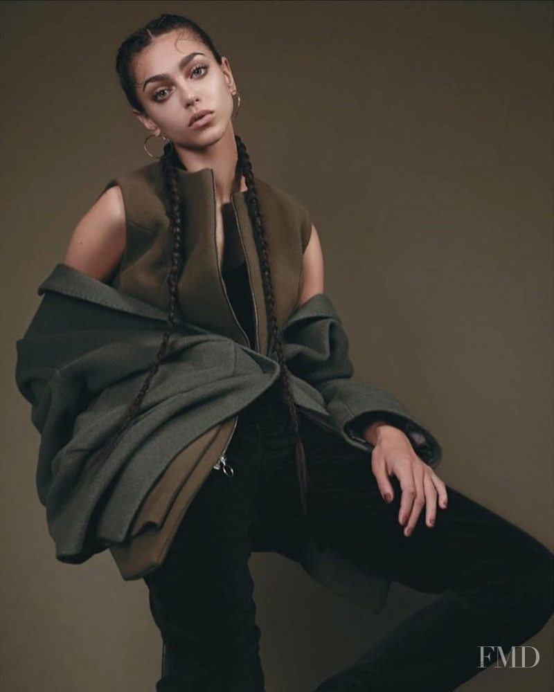 Zhenya Katava featured in Colors for the Fall, October 2017