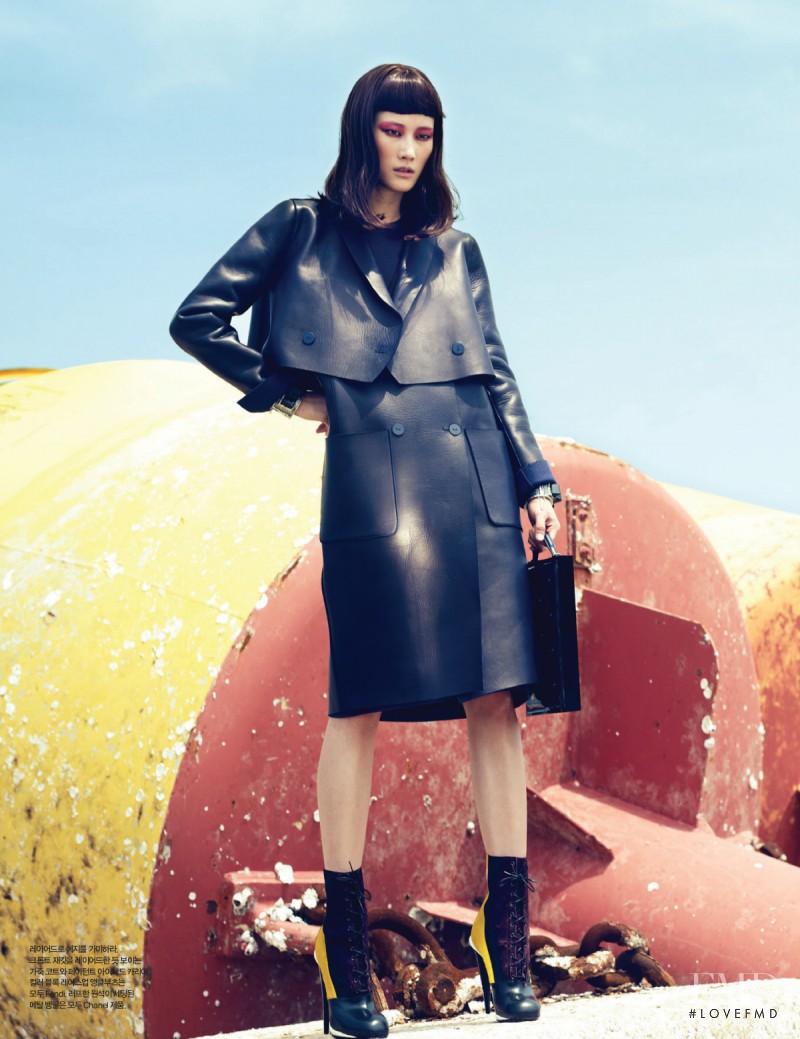 Hyun Yi Lee featured in The New Leather Dressing, September 2012