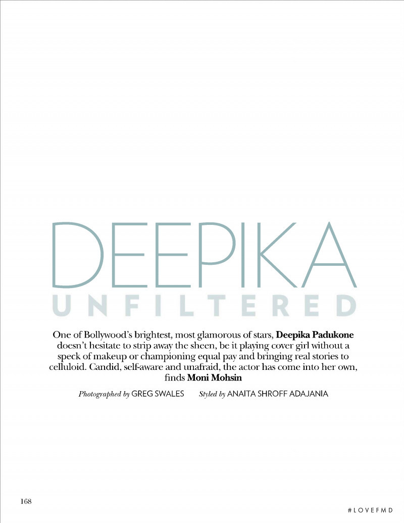 Deepika Unfiltered, August 2019