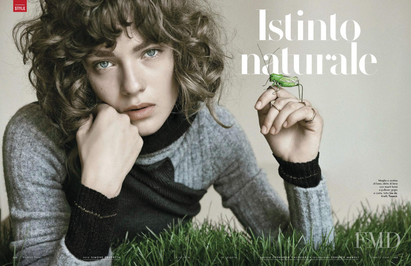 Lisa Louis Fratani featured in Istinto naturale, October 2016
