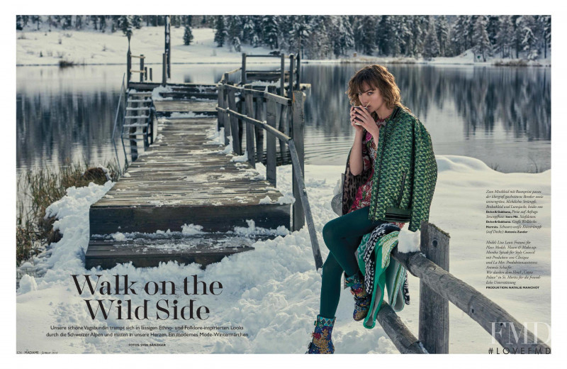 Lisa Louis Fratani featured in Walk on the Wild Side, January 2018
