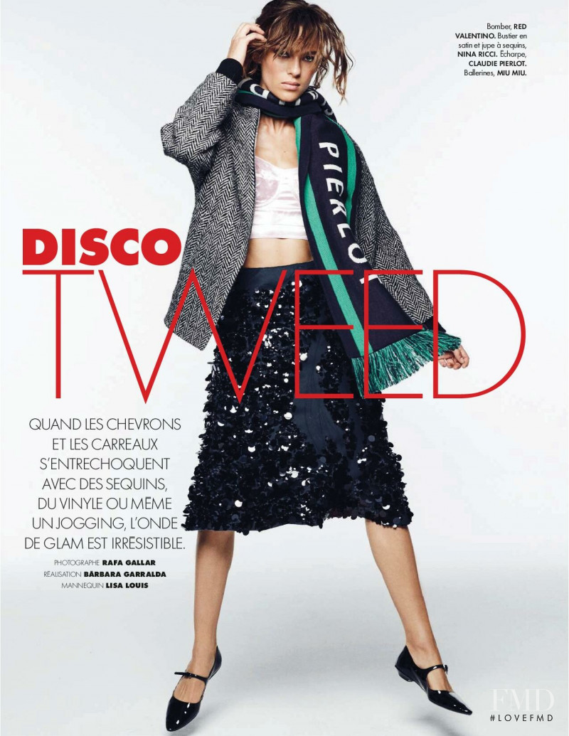 Lisa Louis Fratani featured in Disco Tweed, January 2019