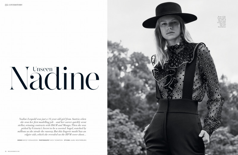 Nadine Leopold featured in Nadine Leopold, October 2019