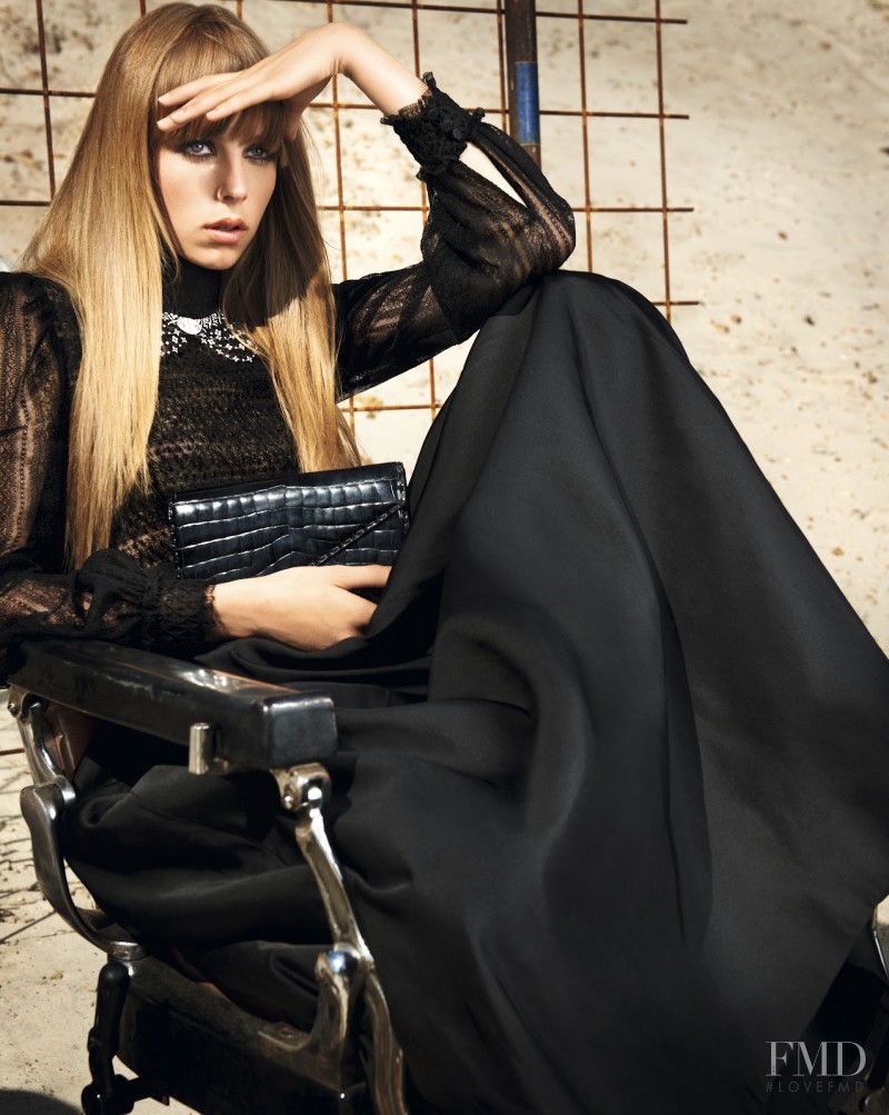 Edie Campbell featured in Peace & Chic, October 2012