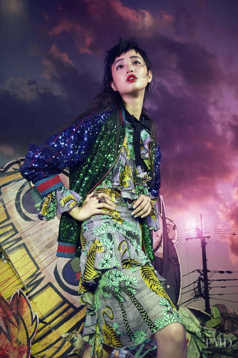 Yuka Mannami featured in Eastern Promise x Gucci Cruise, December 2016