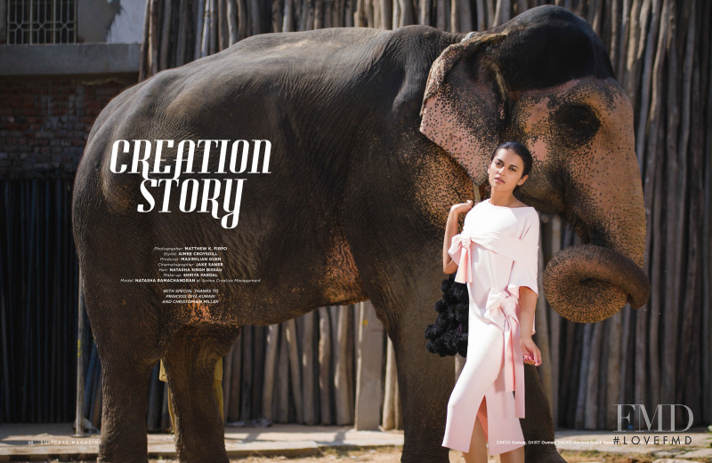 Natasha Ramachandran featured in Creation Story, December 2015