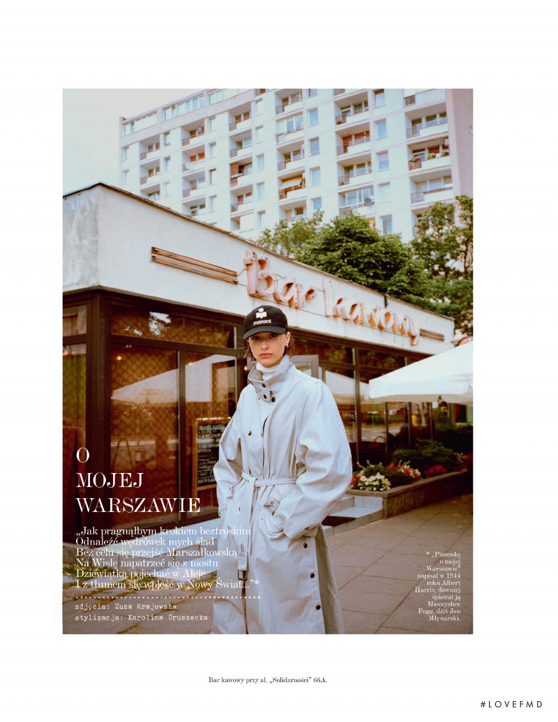 Alexandra Agoston-O\'Connor featured in O Mojej Warszawie, September 2019